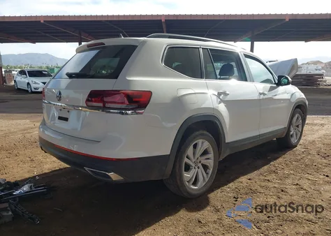 2021 Volkswagen Atlas 3.6L V6 Se W/Technology from USA, damaged, VIN 1V2WR2CA2MC544907